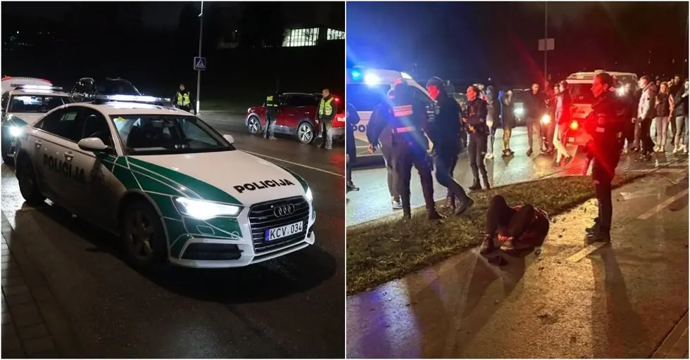 Po sulaikymo – naujos detalės: Beną Mikutavičių apžiūrėjo medikai (nuotr. Broniaus Jablonskio / facebook.com) 