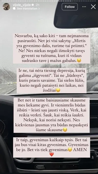Vijolės Jočienės socialinių tinklų nuotr.