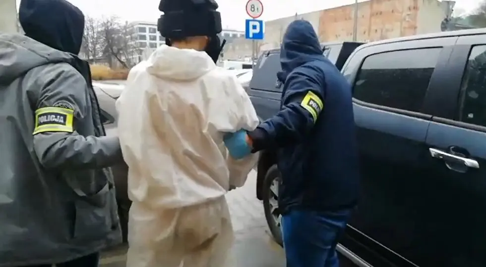 Stanisławo S. sulaikymas (nuotr. stop kadras) Stanisławo S. sulaikymas (nuotr. stop kadras)