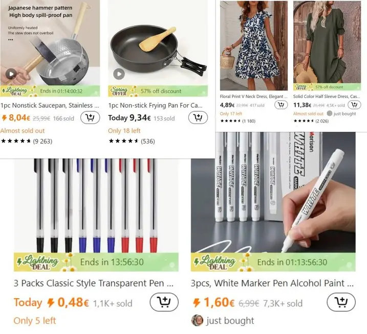 „Temu“ prekės „Temu“ prekės