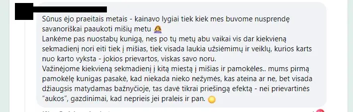 Kunigo svarba