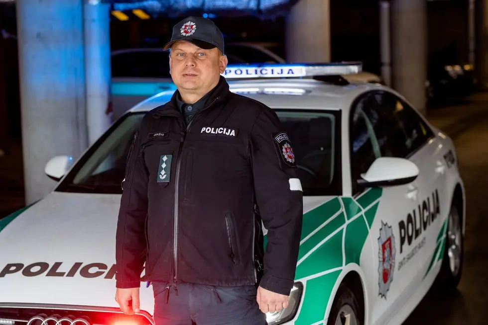 Lietuvos kelių policijos tarnybos vadovas Vytautas Grašys (Lukas Balandis/ BNS nuotr.) Lietuvos kelių policijos tarnybos vadovas Vytautas Grašys (Lukas Balandis/ BNS nuotr.)