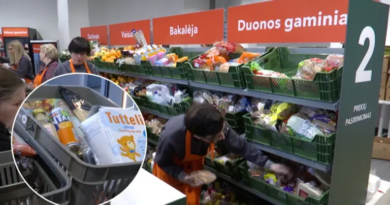 „Maisto banko“ atiduotuvėse eilės: 30-metis vilnietis Edgaras atėjo prekių žmonai ir 4 vaikams