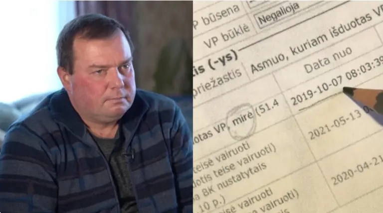 Nuvykęs į „Regitrą“ Rimantas sužinojo netikėtą naujieną: „Pamatė, kad aš 2019-ais miręs“
