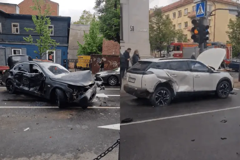 Galingas smūgis Kauno centre: 3 žmonės ligoninėje, vienas vairuotojas be teisių ir neblaivus