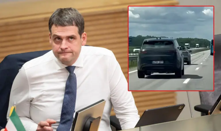 Paviešintas vaizdo įrašas sukėlė audrą: Žemaitaitis magistralėje galimai lėkė 130–140 km/h ten, kur buvo tik 90 ir 70.