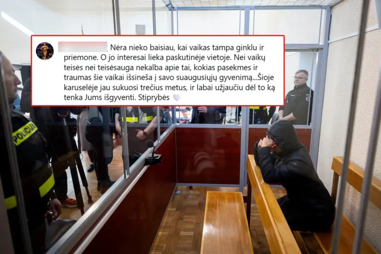 Naujos detalės: aptiktas Justinos Gaigalaitės komentaras, parašytas vos prieš kelias savaites