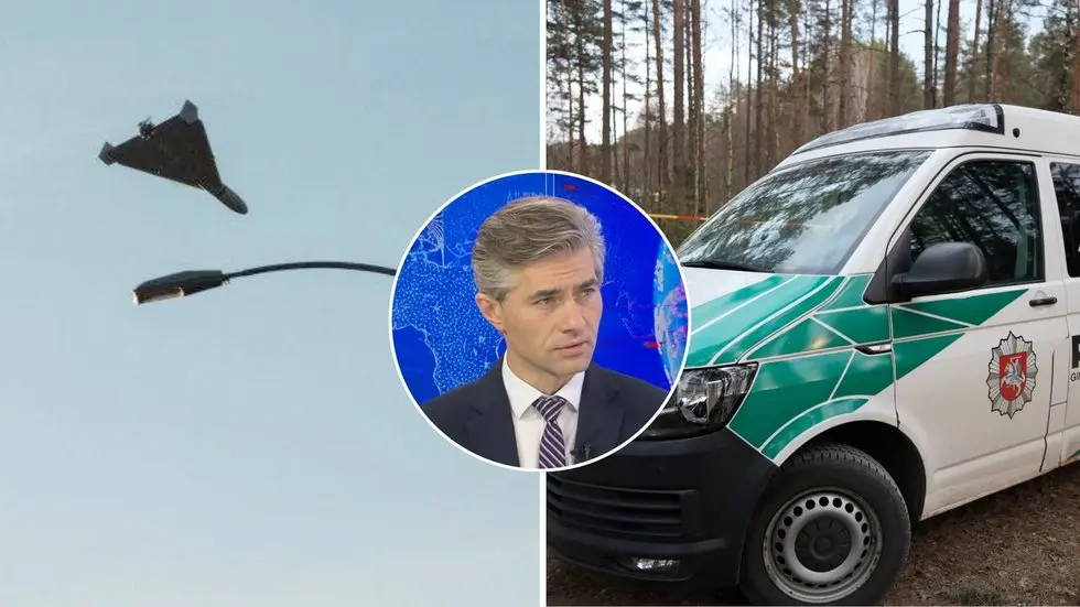 Kęstutis Budrys įspėjo apie į Lietuvą nukrentančius dronus: „Incidentų daugės“ (tv3.lt koliažas) Kęstutis Budrys įspėjo apie į Lietuvą nukrentančius dronus: „Incidentų daugės“ (tv3.lt koliažas)