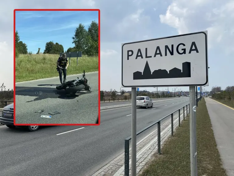 Kraupi avarija prie Palangos: liudininkai pasakoja apie nutrauktas motociklininko galūnes