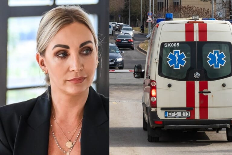 Dėl vyro būklės – išgąstis: Gerda Žemaitė nedelsdama iškvietė greitąją
