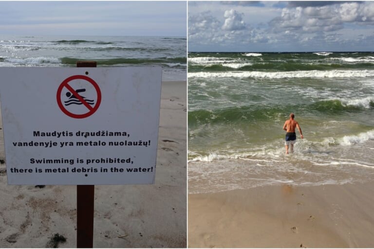 Pajūryje aptikta kelios itin pavojingos zonos: griežtai nesimaudykite šiuose ruožuose
