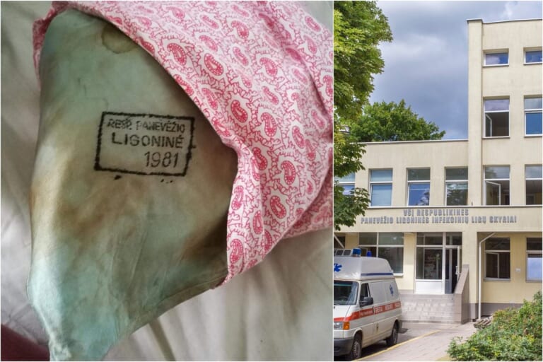 Radinys ligoninėje šokiravo: ką slėpė pagalvės užvalkalai?
