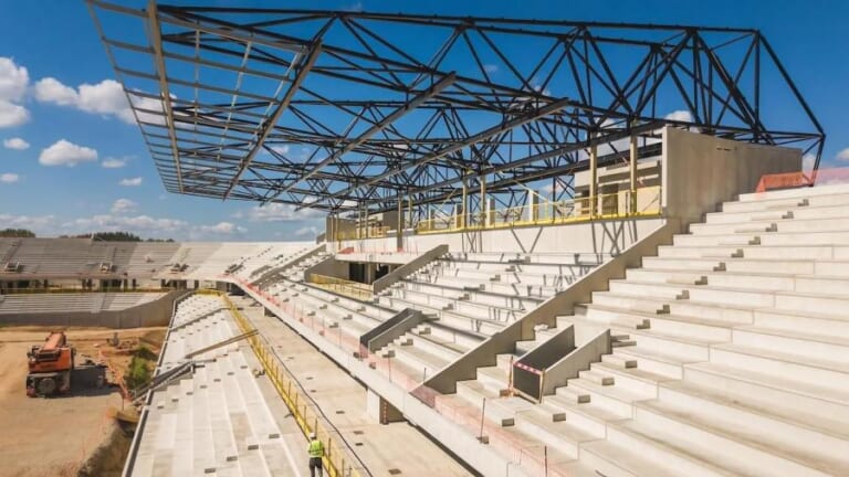 Istorinis lūžis Vilniuje: Nacionalinio stadiono statybos pažengė labiau nei bet kada anksčiau