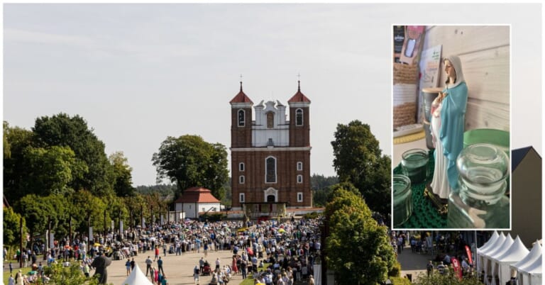 Nustebo Šiluvoje: parduodama nėščios Švč. Mergelės Marijos skulptūrėlė sukėlė netikėtą reakciją