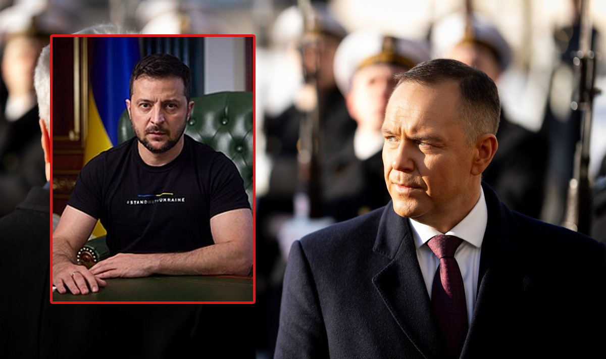 Zelenskis įspėjo Lenkijos prezidentą: tokia politika gali baigtis blogai