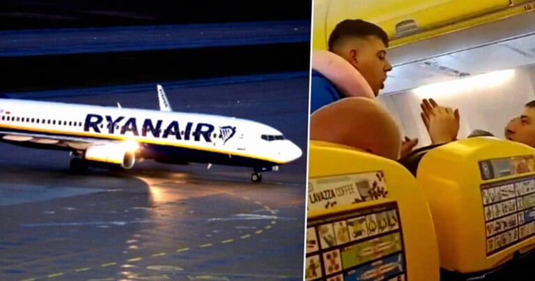 Masinės muštynės privertė „Ryanair“ lėktuvą leistis avariniu būdu: keleiviai tai vadino „skrydžiu iš pragaro“