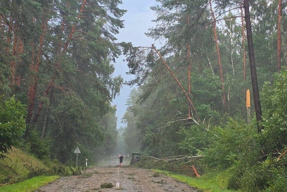 Audra Lietuvoje. Autorius: meteo.lt sinoptikas Tadas Kantautas 