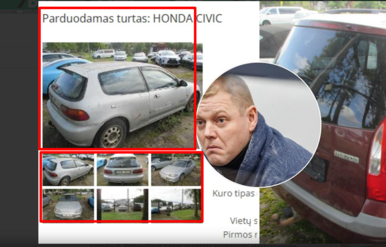 Nusikaltėlio kaltinamo mergaitės pagrobimu Filipavičiaus turtas varžytinėse: automobilis vos už 81 eurą – pažiūrėkite, ką dar parduoda