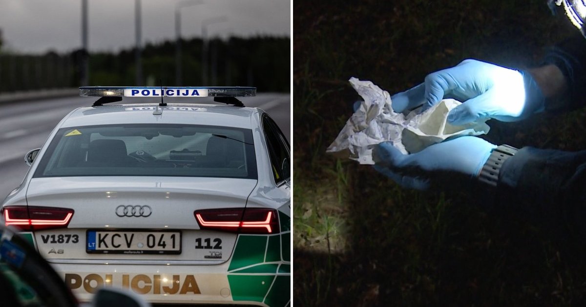 Nuošalus sustojimas virto rimtais nemalonumais: pareigūnų radinys privertė jaunuolius kaltinti vienas kitą