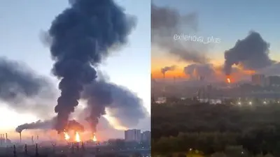 Dronais atakuota Maskva ir Maskvos sritis