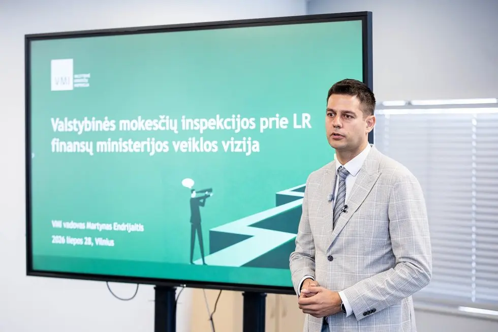 VMI vadovas Martynas Endrijaitis (nuotr. Elta)