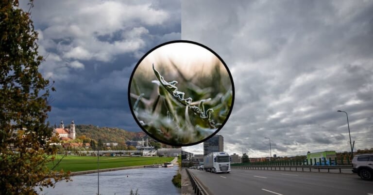 Šalnos traukiasi, bet ramybės nebus: Lietuvą netrukus užlies lietus ir talžys stiprus vėjas