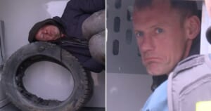 Neblaivaus vairuotojo gaudynės soduose: kaltę vertė krūmuose dingusiam „draugui“, o pats užmigo ant padangos