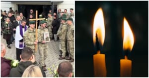 Alytų užliejo gedulas: į 53-ejų štabo seržanto laidotuves suplūdo šimtai žmonių