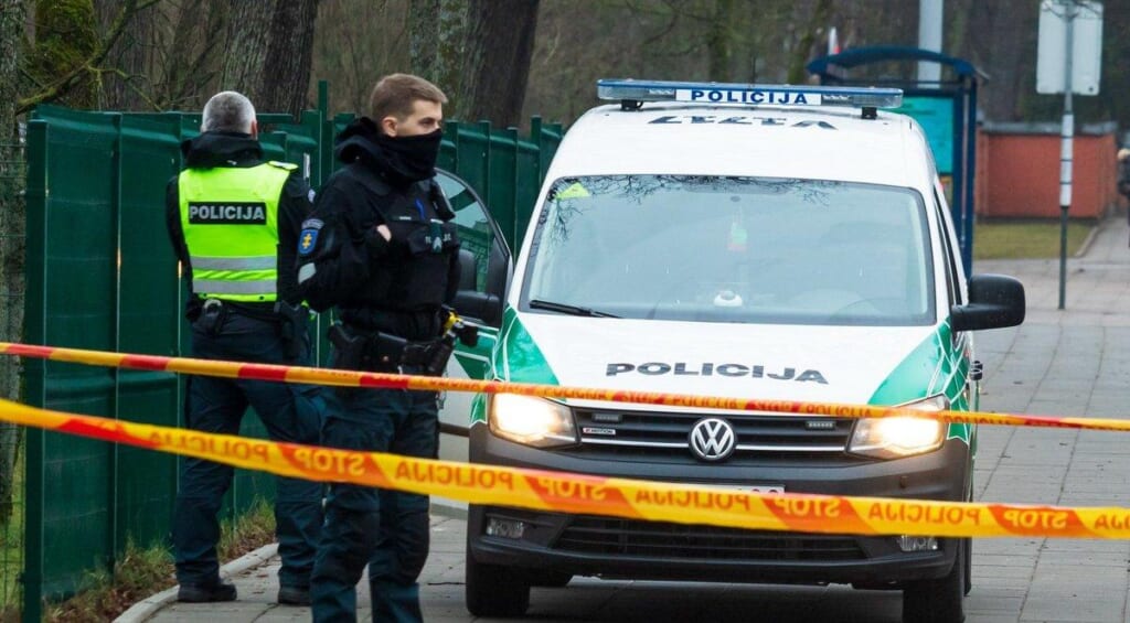 Policijos atliekamas tyrimas – iliustracinė nuotrauka