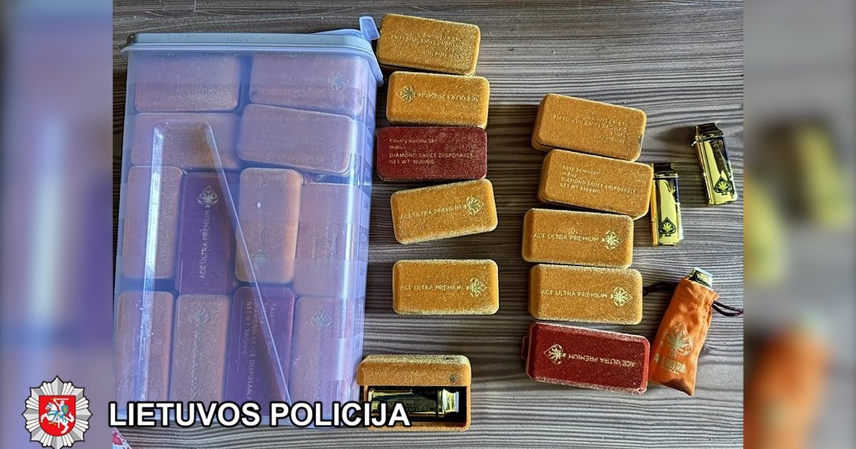 Milžiniškas narkotikų tyrimas Klaipėdoje: penki įtariamieji ir kvaišalai už 200 tūkst. eurų