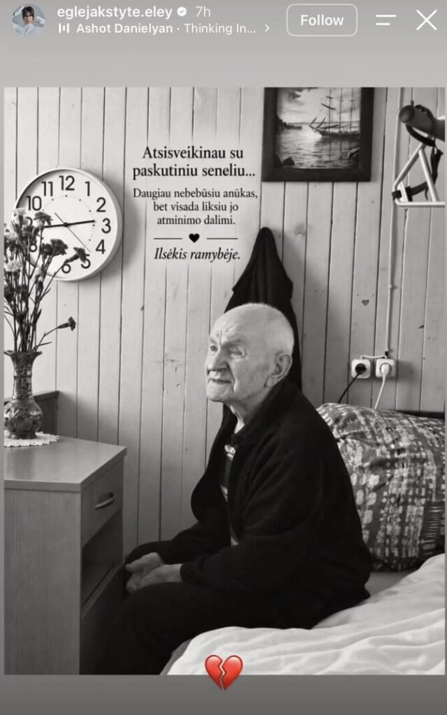 Asmeninio archyvo nuotr./Eglės Jakštytės senelis Zenonas