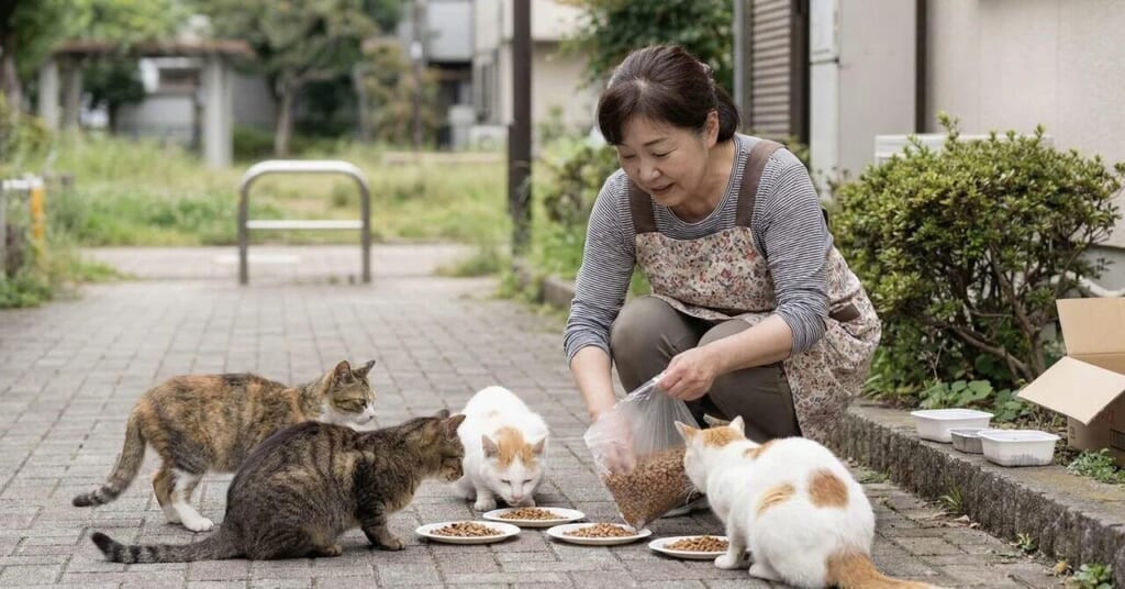 野良猫への餌やり禁止は虐待なのか？｜ねこはうち