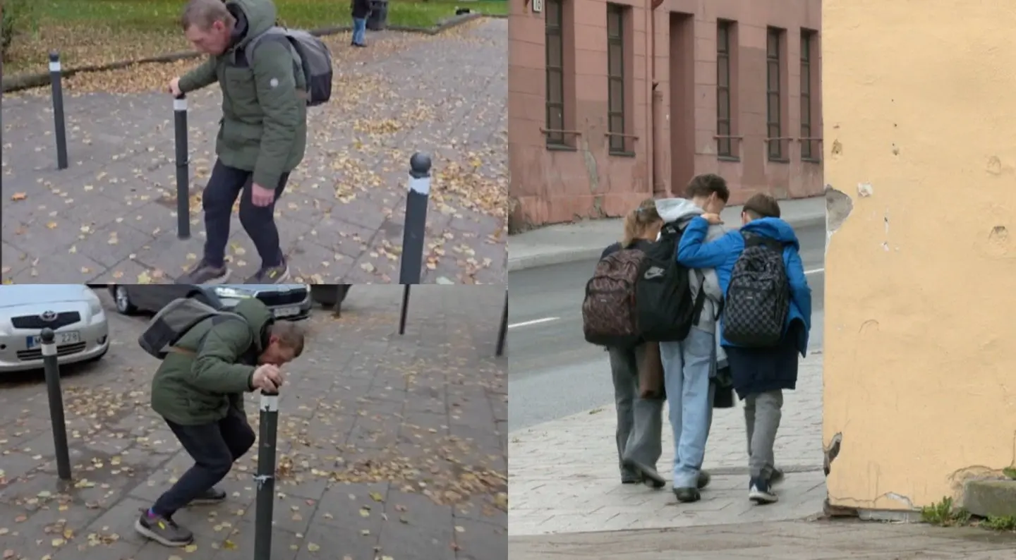 Pačioje Vilniaus širdyje – „narkomanų alėja“: prie mokyklos užfiksuoti šokiruojantys vaizdai