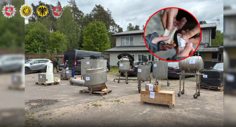 Vilniaus rajone aptikta milžiniška narkotikų laboratorija: paaiškėjo stulbinantis mastas